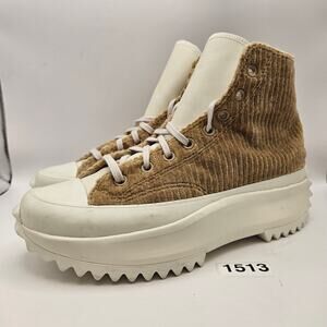 CONVERSE MEN'S 9 RUN STAR HIKE PLATFORM HIGH STRIPED KNIT A03253C